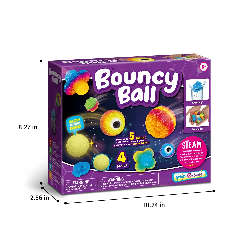 Science Explore! Bouncy Ball T3507 kids science experiment kit Educational Children Diy Toy