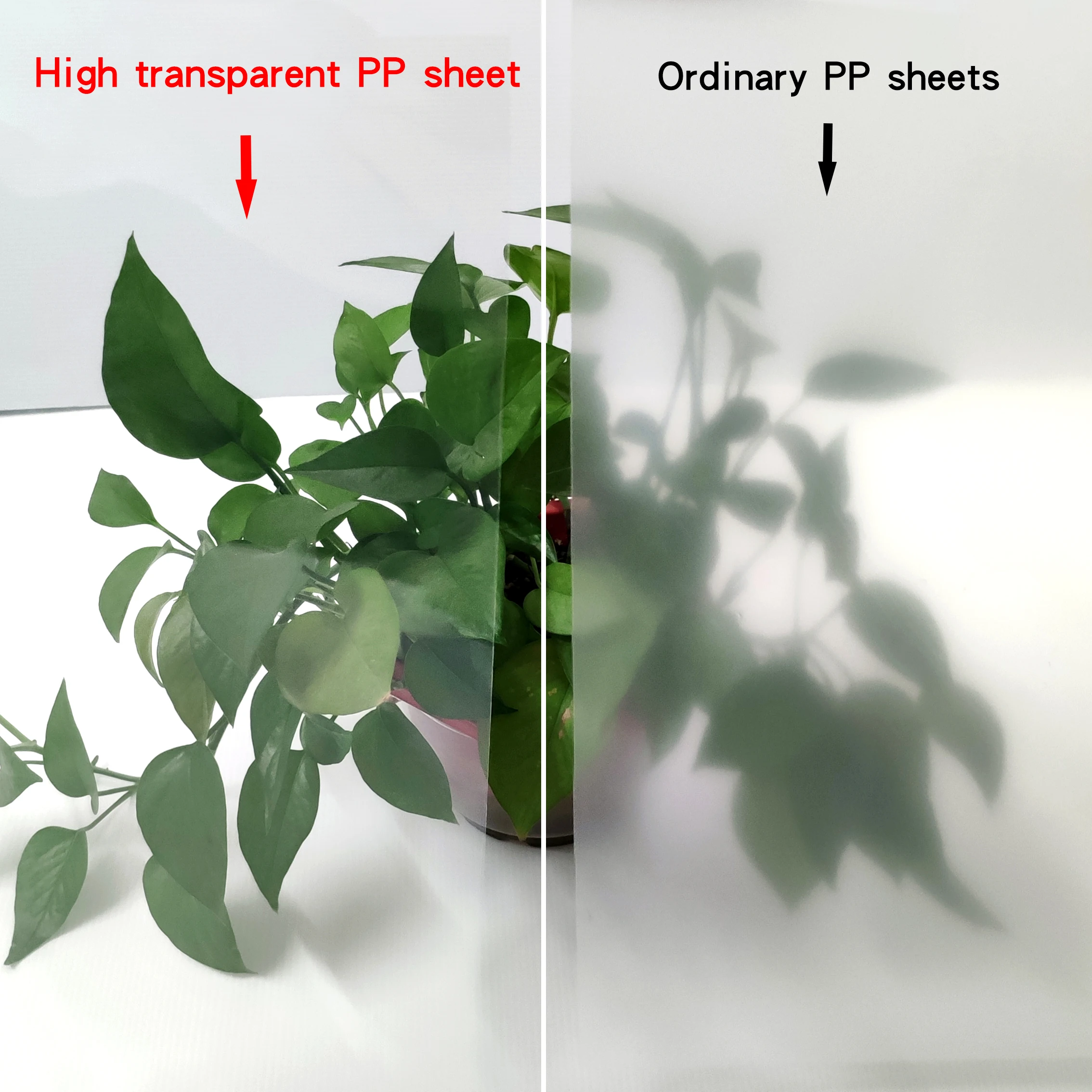 Customized color 0.5mm 0.2MMplastic sheet high transparent PP sheet plastic sheet factory direct sales