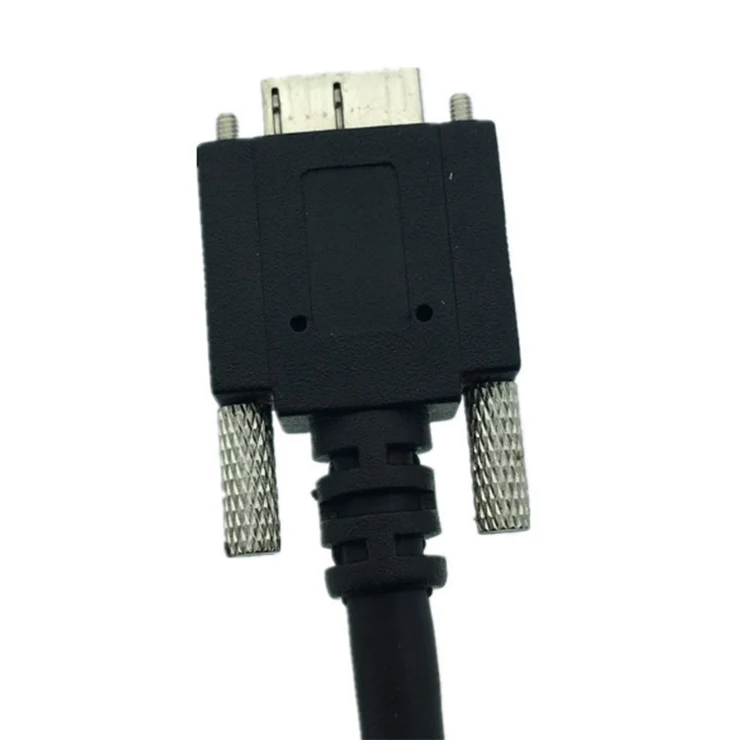 USB 3.0 Right-Angle Downward Elbow to Micro B 3.0 9-Core Tinned Copper Wire Factory High Speed Cable