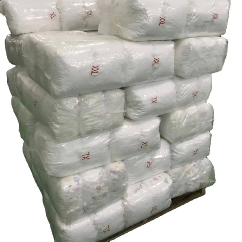 Bulk Cheap Price Quanzhou Wholesale OEM Stocklots B grade Disposable Baby Diapers
