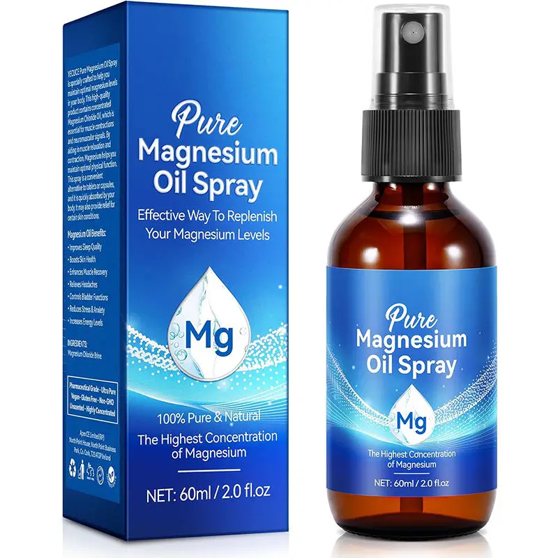 Private Label Natural Essential Oil Highest Quality Pharmaceutical Grade Unscented Pure Magnesium Oil Spray