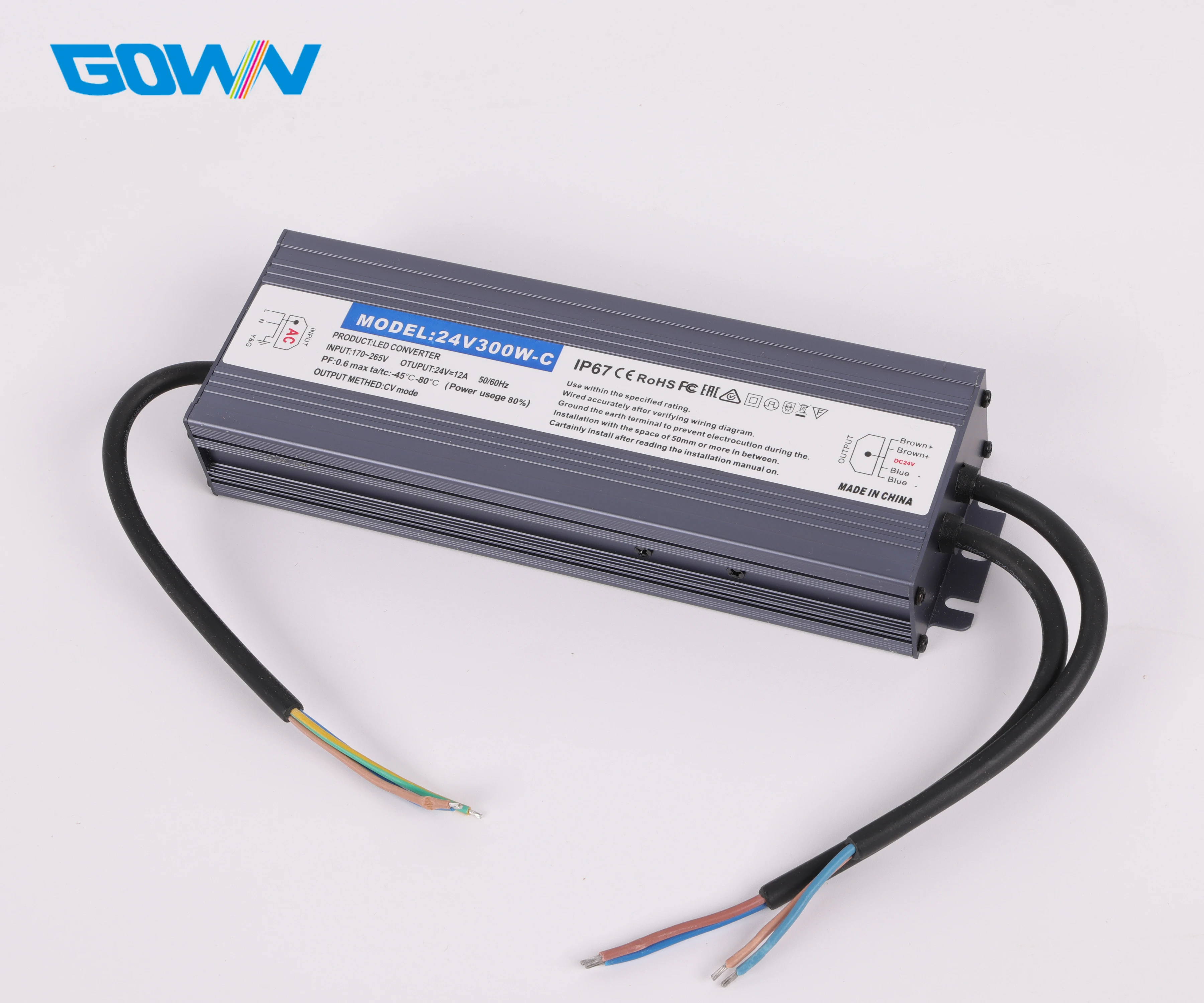 Shenzhen Customize DC 12V 24V AC 110V 220V 60W 80W 100W 150W 200W 300W 400W IP67 waterproof square panel light bulb led driver