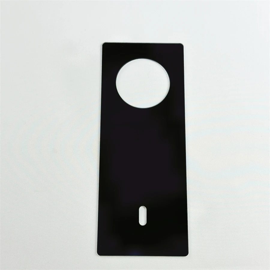 Customized 0.33mm-8mm Thin Black Frame Tempered Silk Screen Printed Anti-Glare Coating Glass Screen Protector For LCD TV