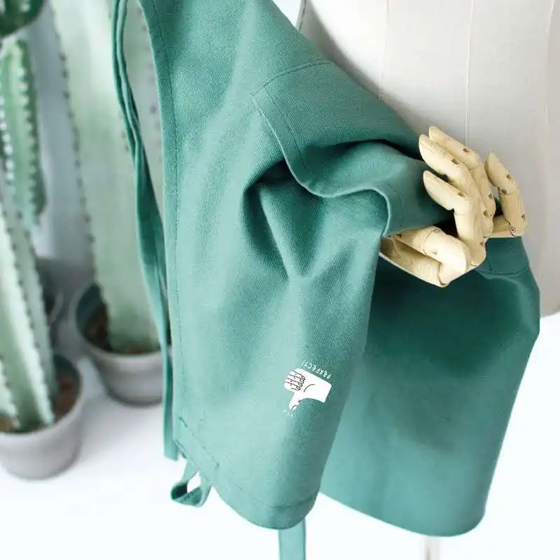 
plain cotton canvas aprons 