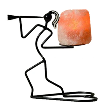 Wrought iron salt candle holder & Tea Lights