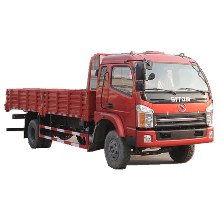 Strong load capacity Dongfeng brand 4x2 euro3 cargo body 6150 6800 9-12t diesel light cargo truck for sale