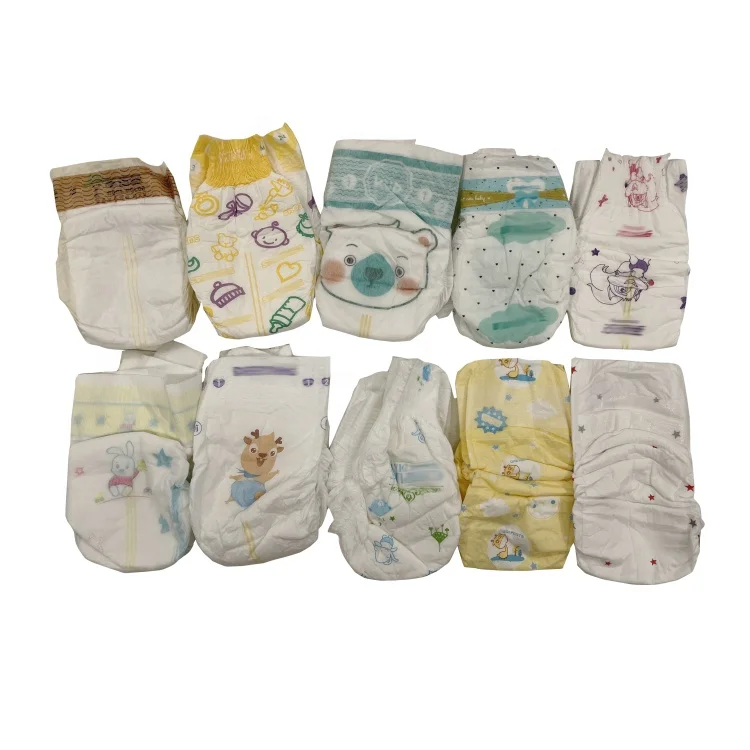 Stock B grade Rejected Compress  Tape Baby Diaper