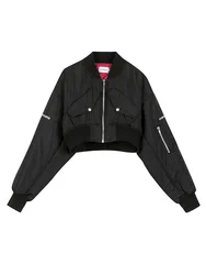 Модные черные женские куртки и пальто, куртки-пуховики на заказ для женщин