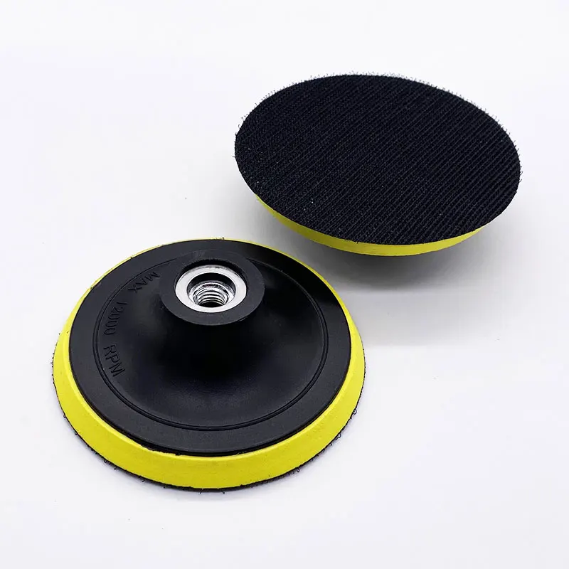 Low Price High quality plastic 3/4/5/6/7 inch M10/14/16 foam polishing pad use with sand paper