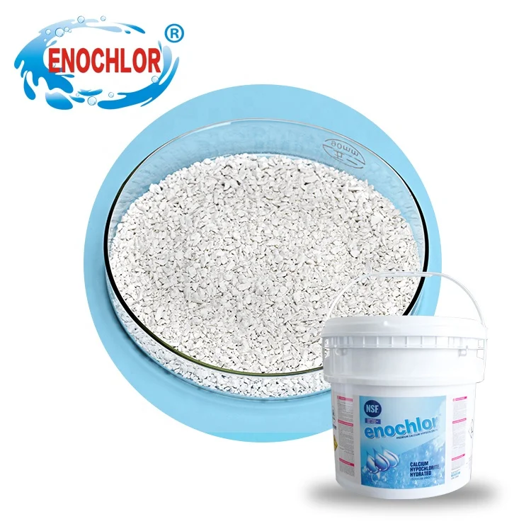 Enochlor 70% Calcium Hypochlorite Chlorine Granules China Suppliers Granular for Drinking Water Purification