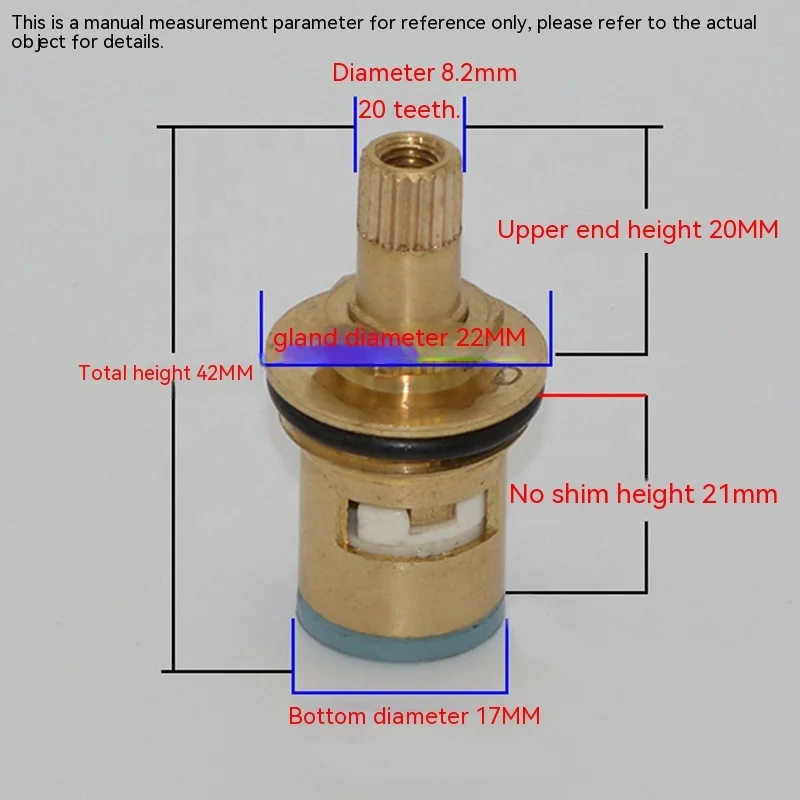 20mm all copper angle valve ceramic valve core hot and cold faucet thickenedquickopening valvecore plumbing hardware accessories