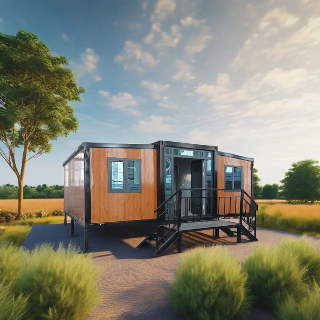 Australian Style Prefabricated Prefab House Living Expandable Container Home Modular Foldable House