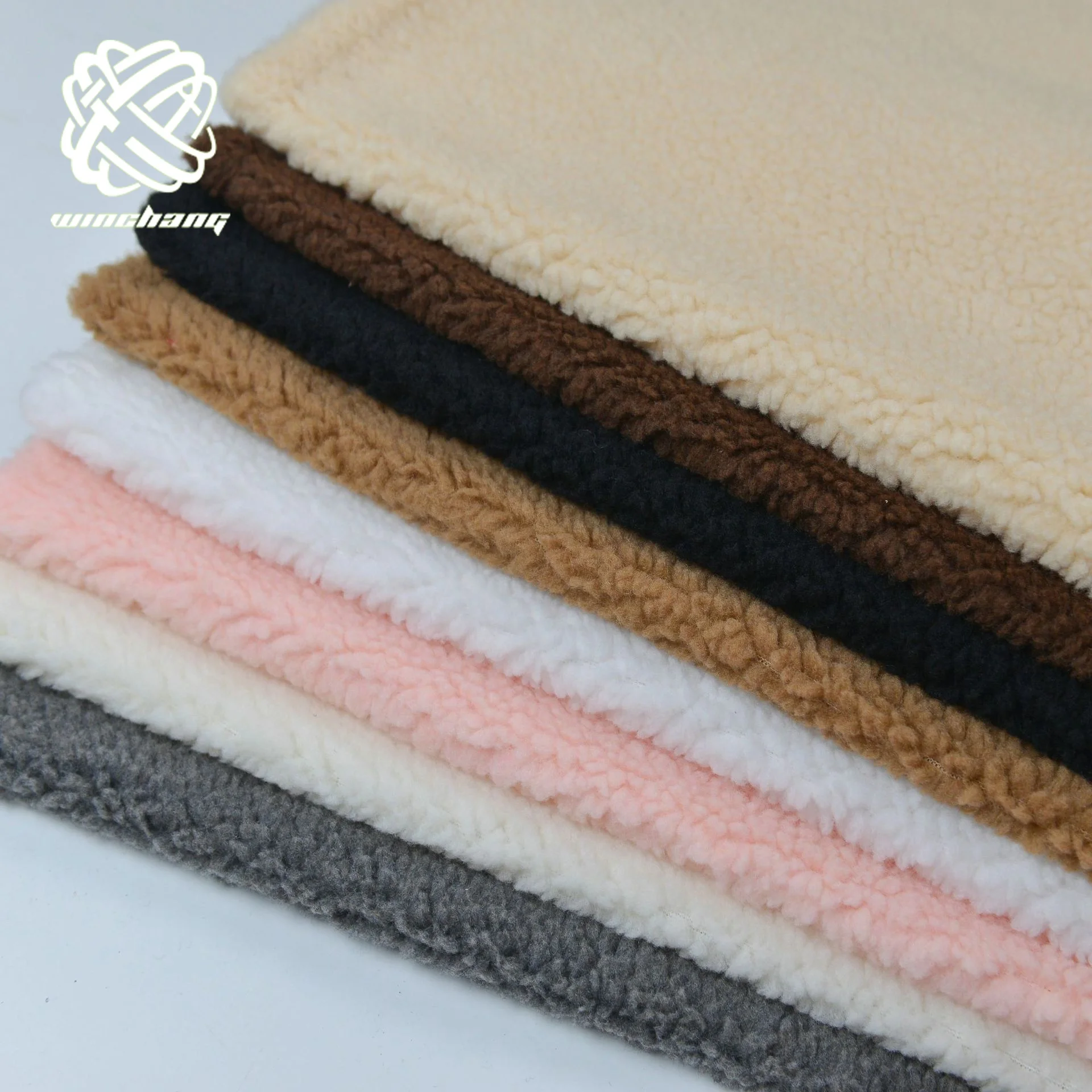 Factory supply Faux  sheep Fabric  for Austria brand Toni Sailer outdoor wear
