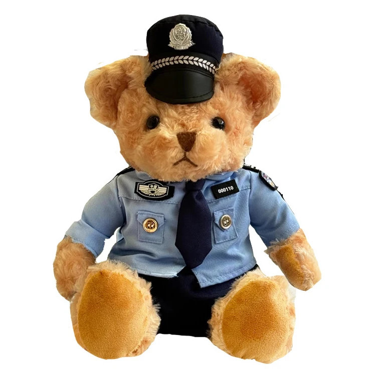 Police uniform teddy bears