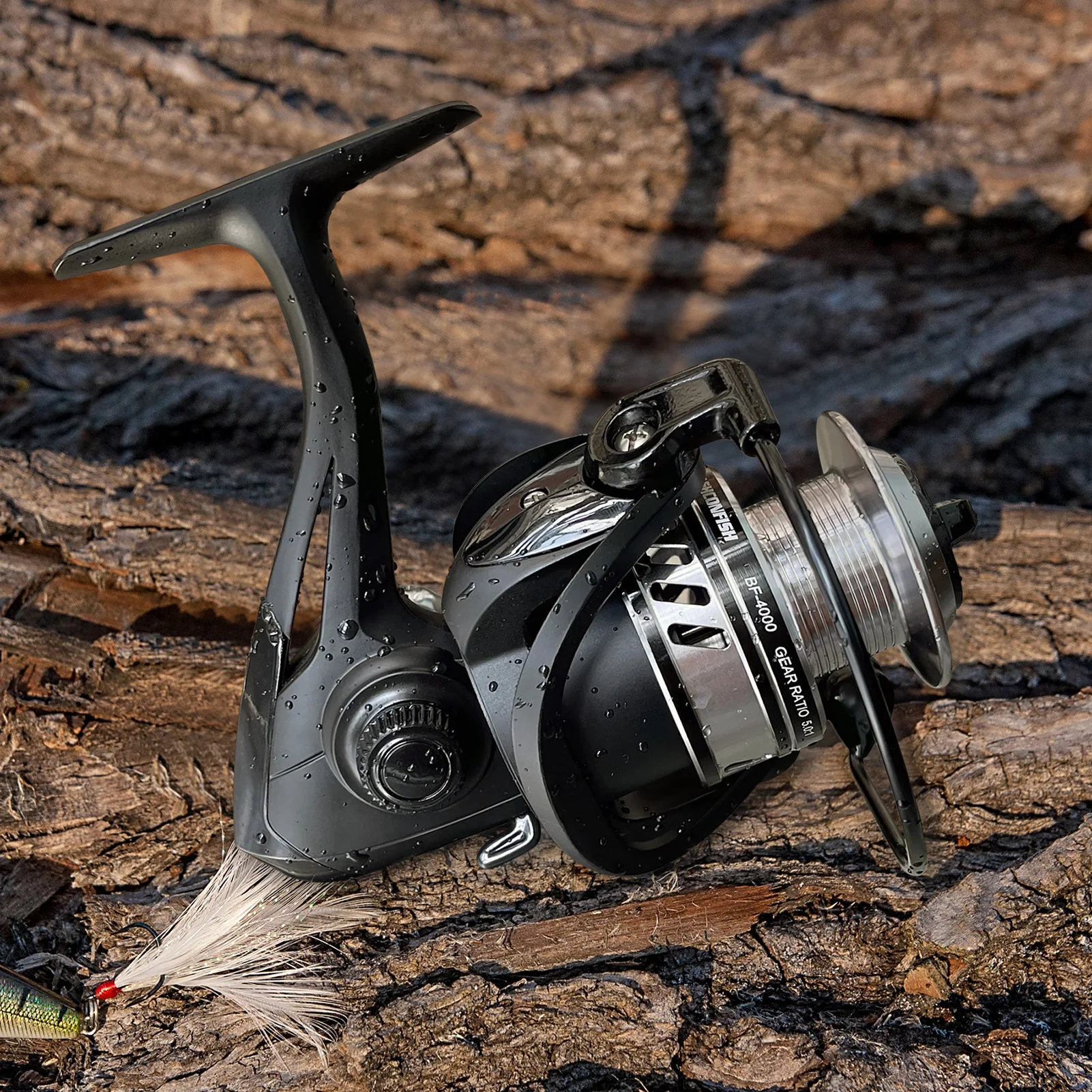 New Type Top Sale Spinning Reel Fishing Reels Model Hot Sale Heavy Power Handle Metal Max Drag 2000-5000 Series Spinning Fishing