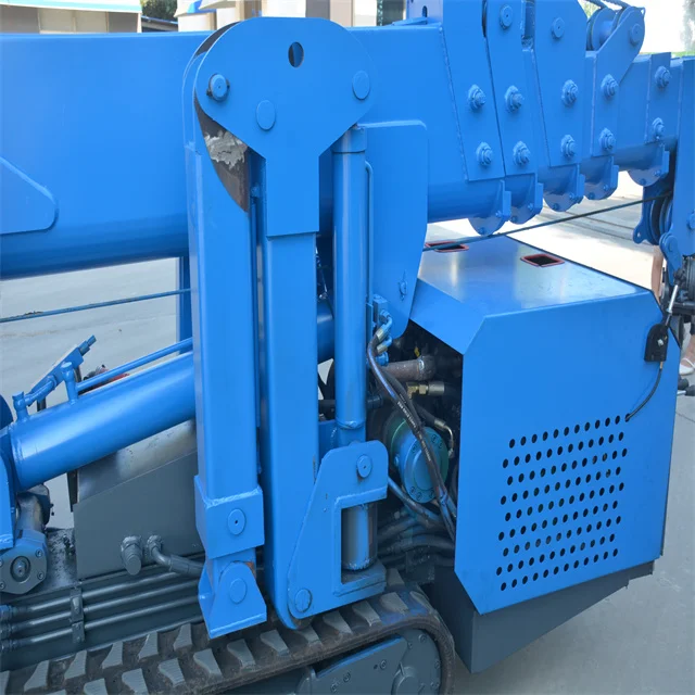 Factory direct sales 1.2-8 Tons Foldable Mini Spider Crane Crawler Type Spider Crane can used for indoor