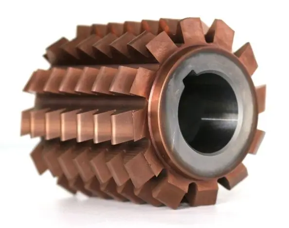 High speed steel involute gear hob involute spline hob hobbing cutter gear cutting tool