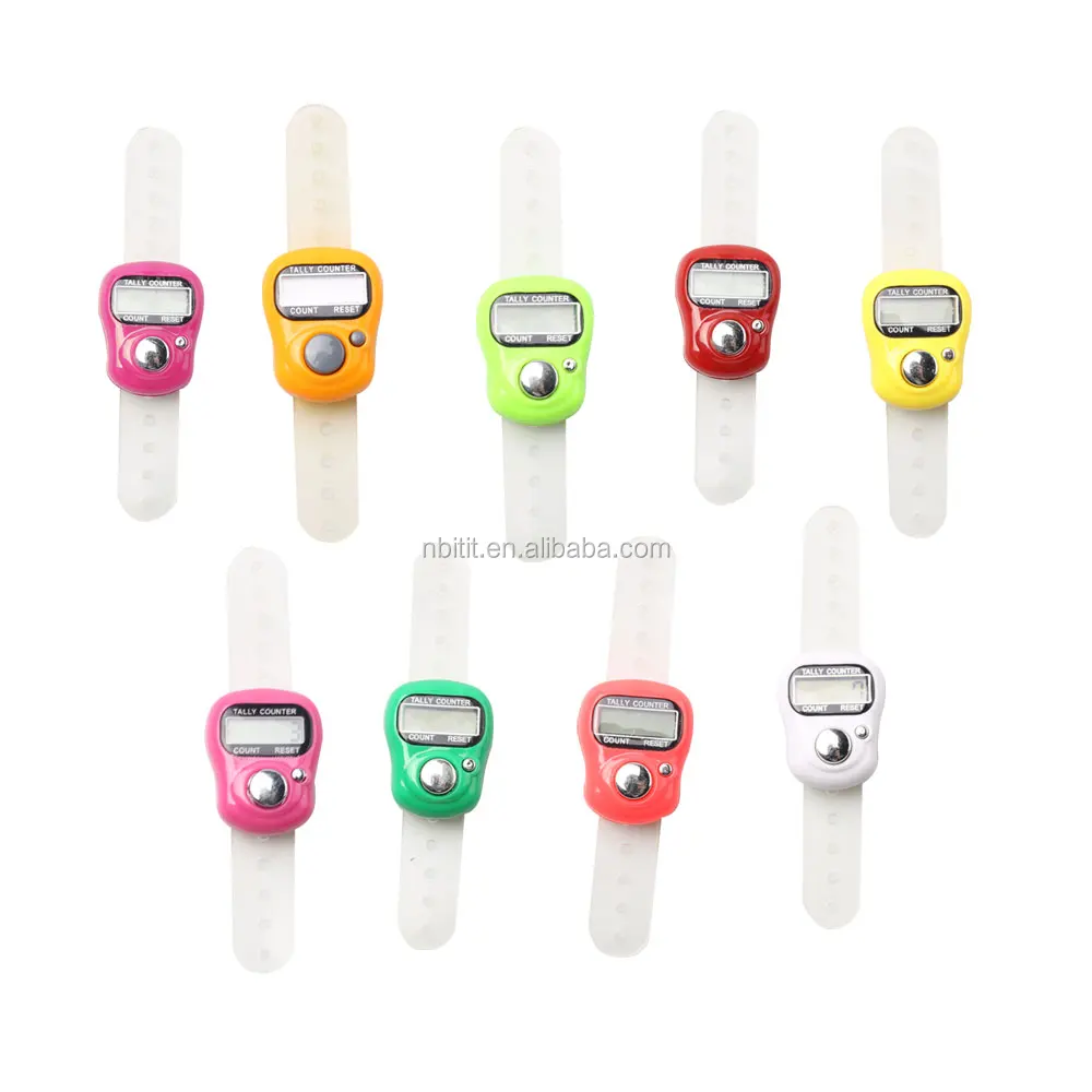 Top quality high precision counter digital muslim finger ring tally counter Electronic digital finger tally counter