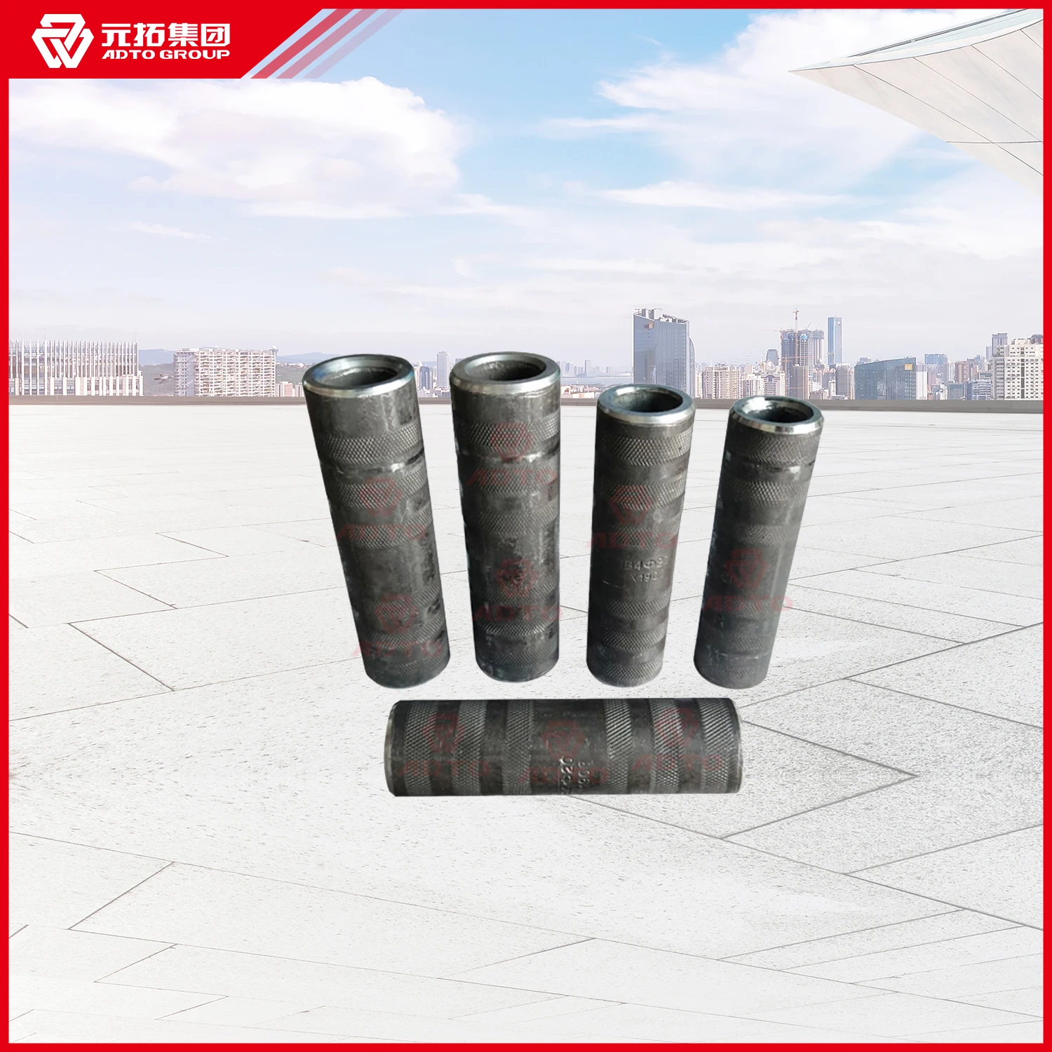 Steel bar mechanical cold extrusion press no thread rebar splicing coupler