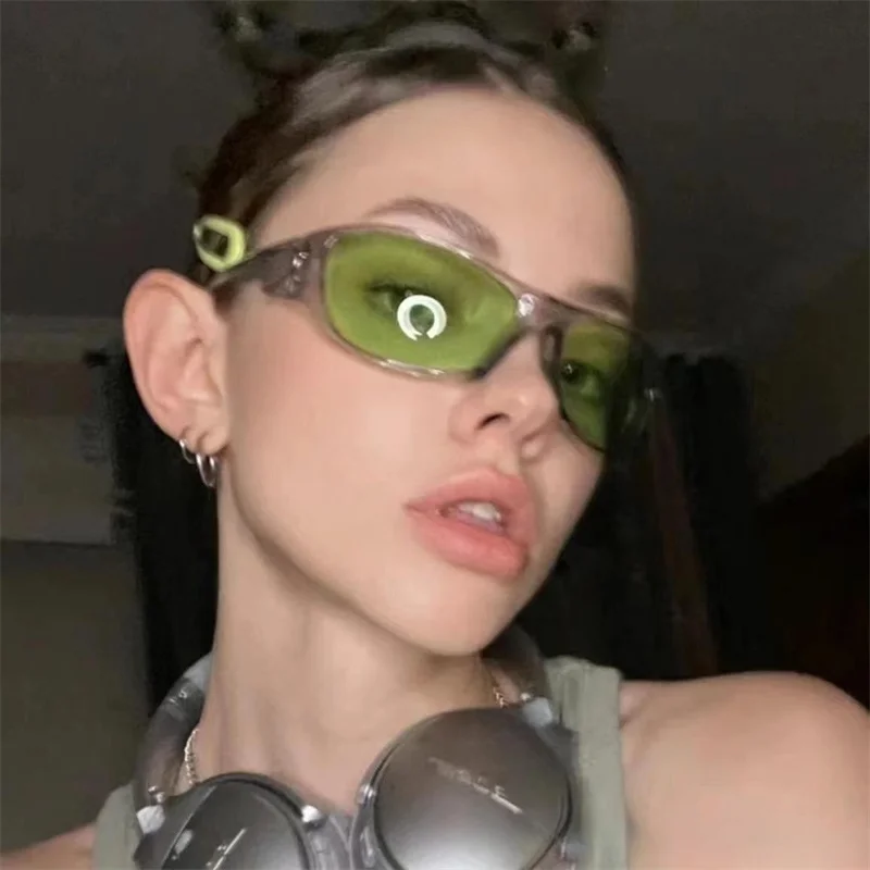 Personality Punk Modern Frame Green Club Master Glasses Computer Glasses Factory Wholesale Women Men