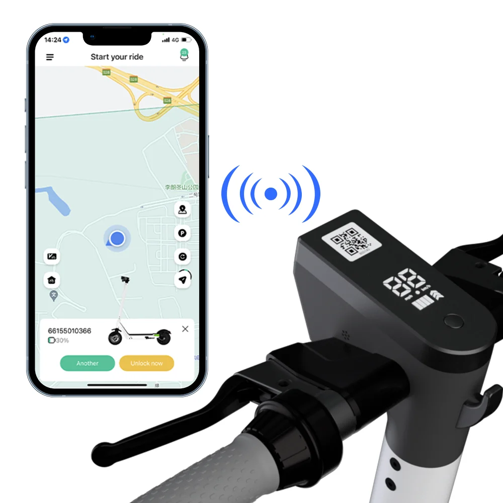 Omni 36V Dockless Kick sharing Electric scooter 12.5Ah removable battery IOT device with APP backend system