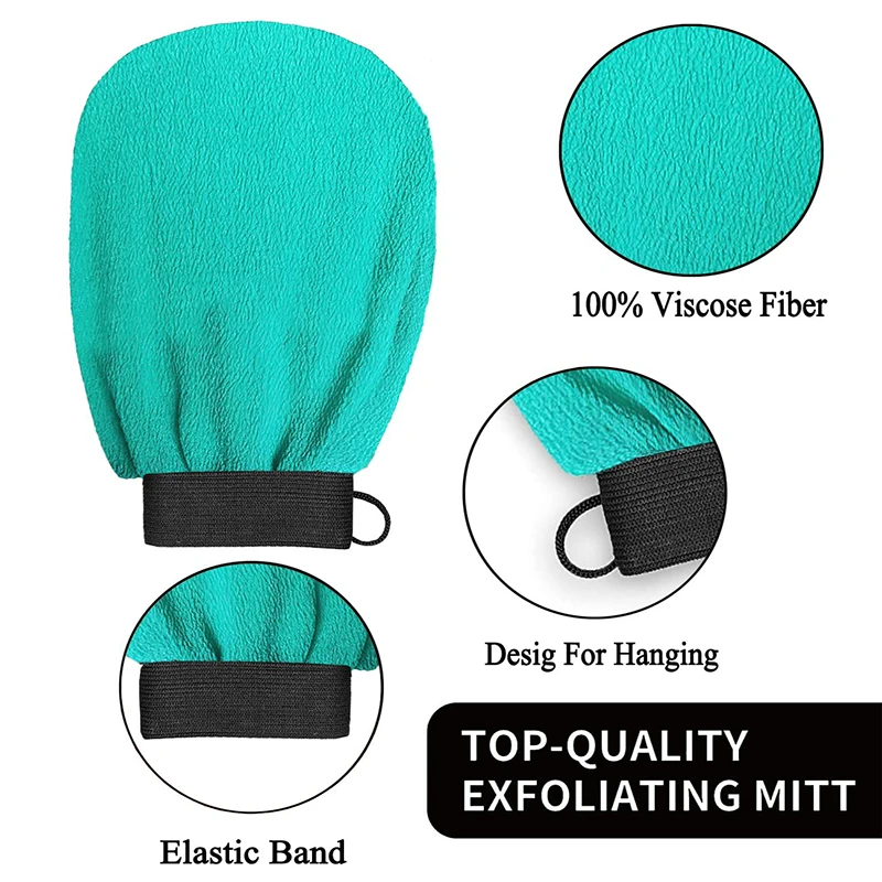 Free Sample Double Sided Korean Deep Exfoliating Glove Removes Dead Skin Exfoliating Mitt Best Seller Exfoliating Glove For Bath