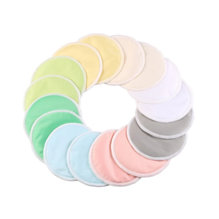 2 шт моющиеся беременности и родам 12 см диаметр бамбука вискозное волокно Кормящих Грудью Колодки