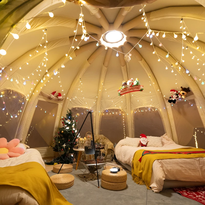 2025 New Arrival Outdoor Waterproof Inflatable Air Dome Tent Wholesale Oxford Fabric Tent for Events