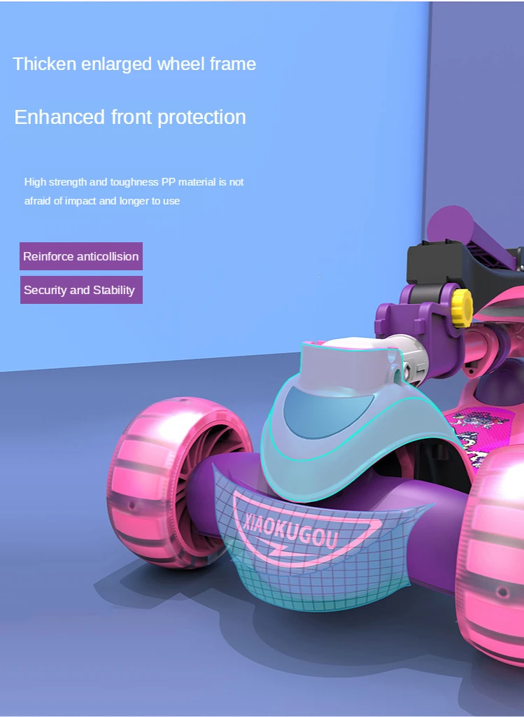 
quality professional 3 wheel foldable kids scooter children scooter 