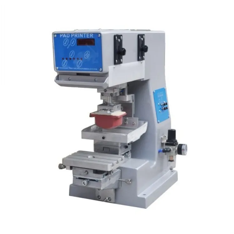 HX-MINI Factory Price Pneumatic Single Color Toothbrush Mini Pad Printing Machine for Plastic Glasses Wooden Hardware