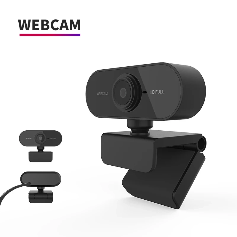 Hot Selling Webcam USB HD Video Camera with Built-in Mic Digital LED Camara Web 1080P Webcam Video Chat Recording Usb HD Webcams