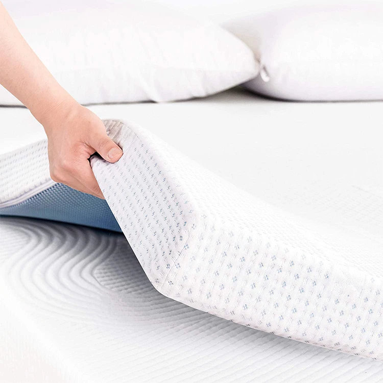 Luxury Hypo-allergenic Wholesale Durable Removable orthopedic mattress topper Customized memory foam mattress topperHigh density