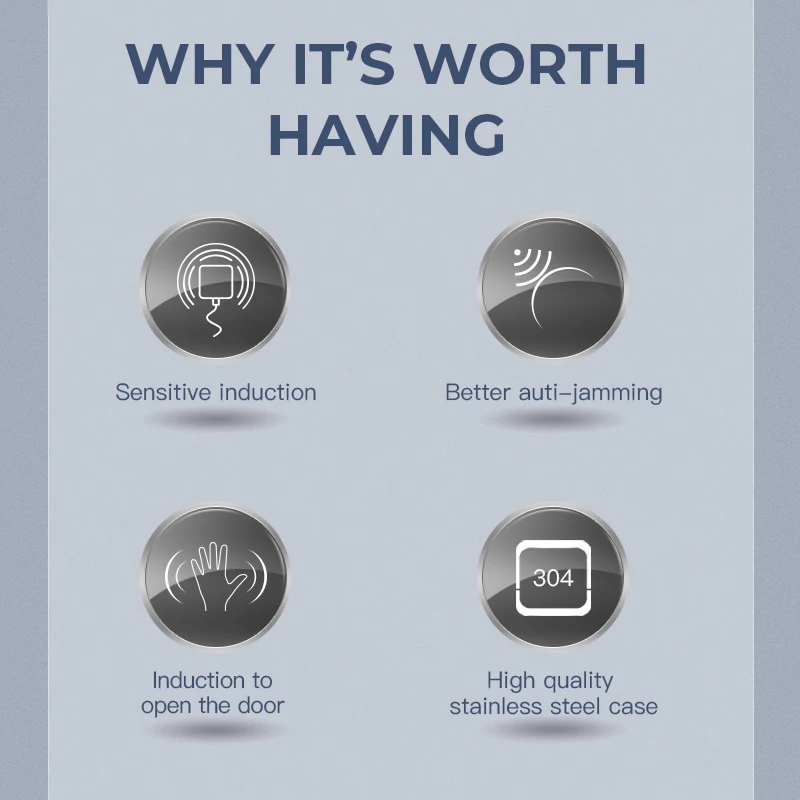 Yoursensor (YS409-Y)Flexible adjustment of the induction range, sensitivity, open the door speed hand sensor door opener