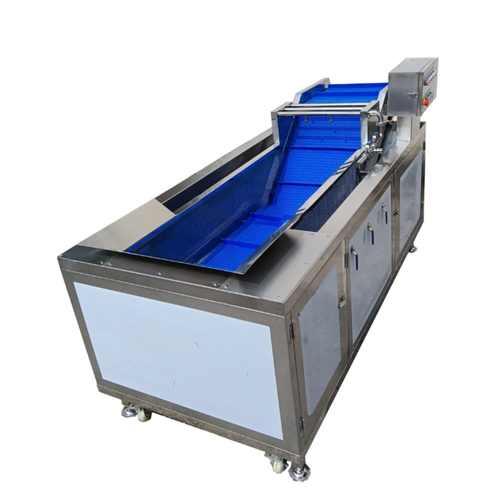 Stainless Steel Automatic Vegetable Washing Machine Bubble Ozone Fruit And Vegetable Cleaning Machine