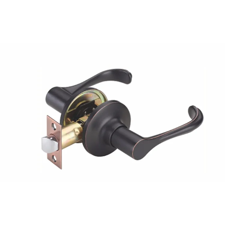 Цинковый сплав вход Privacy дверной Рычаг Ручка Дверной замок трубчатый замок