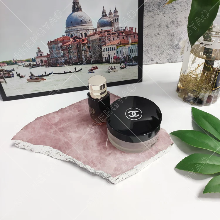  Набор столовых приборов agate coaster из розового кварца/лампа агата для украшения