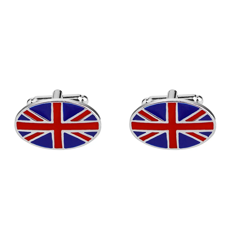 Fashion Hot Sale British Flag French Shirt Cufflinks For Men Shirt Clothing Accessories