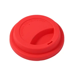 Custom silicone rubber dome universal reusable coffee cup lid cover