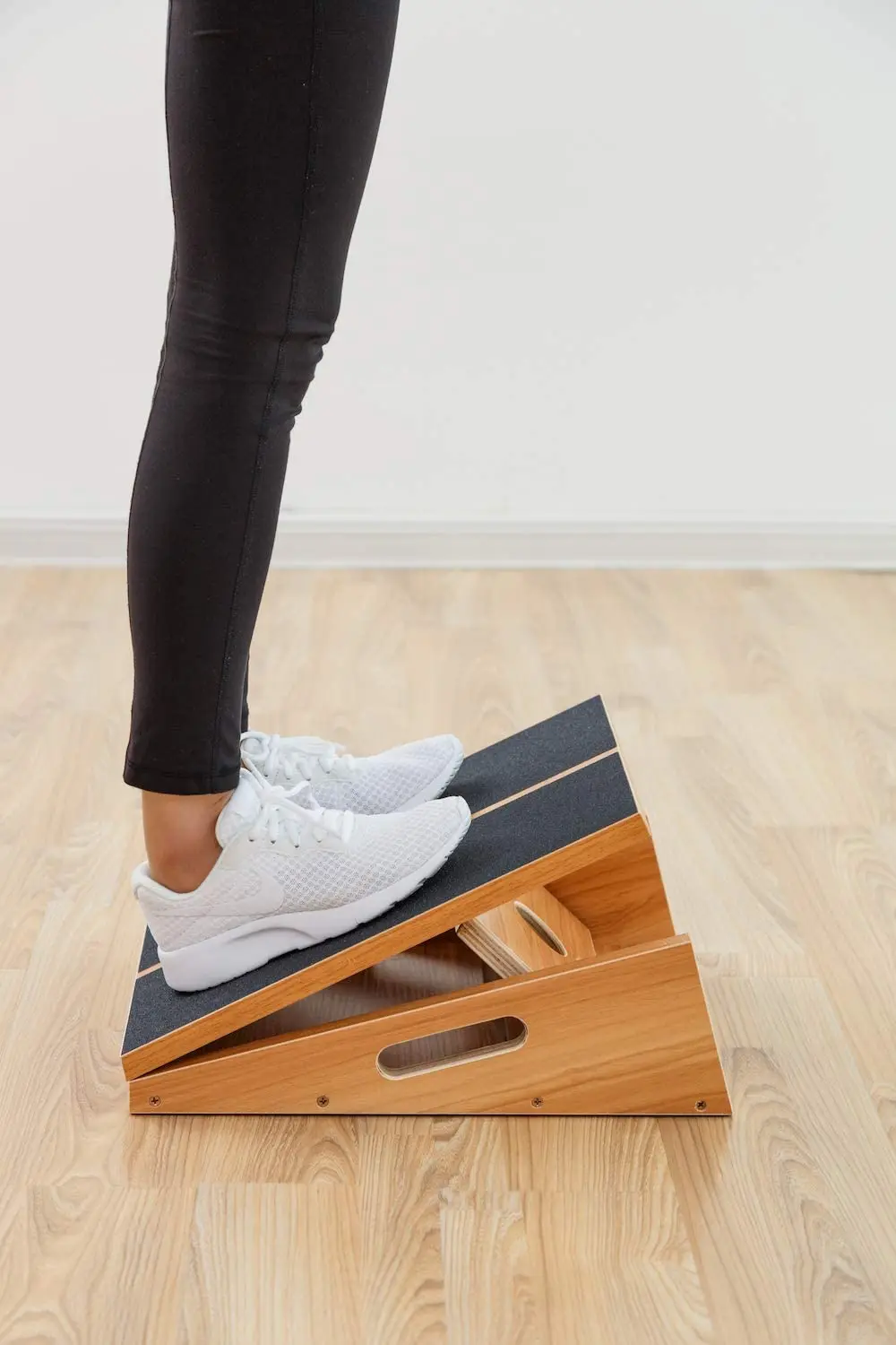 Professional Wooden Slant Board Exercise Rehabilitation Adjustable Incline Calf Stretch Board