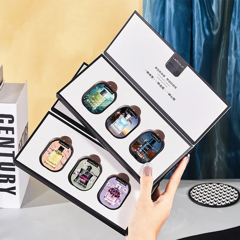 Portable Private Label Solid Perfume Balm Box Set Long Lasting Body Fragrance Men Women Solid Perfume