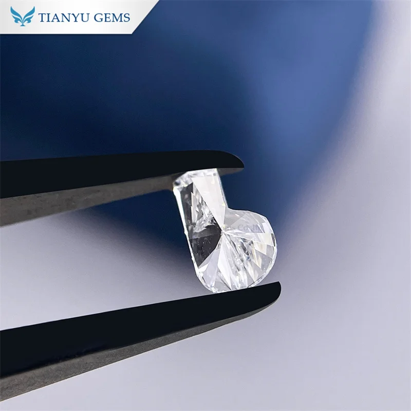 Tianyu gems Lab Grown Diamond CVD DEF VVS1  Letter P  Loose Diamond Special Cut