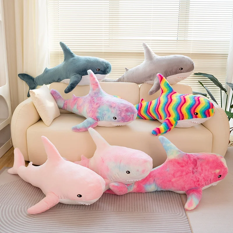 High Quality Cartoon Plush Toys Custom Giant Shark Stuffed Animal Toy Cute Doll For Children