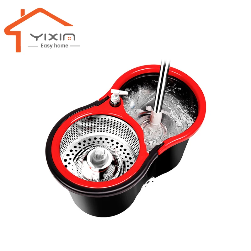 High quality magic 360 spin easy clean cyclone floor cleaning mop and bucket set