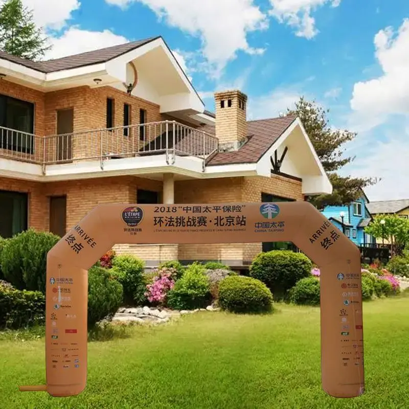 Factory outlet Publicity inflatable arch with customized logo for sports events