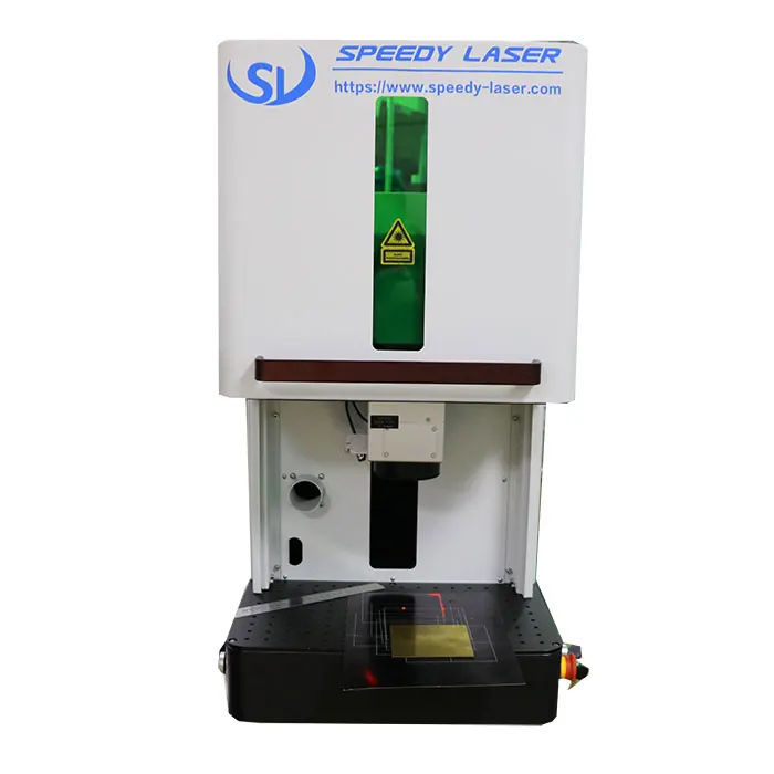 
Safe enclosed fiber metal laser engraving machine 20W 30W 50W 60w with protection shiled 