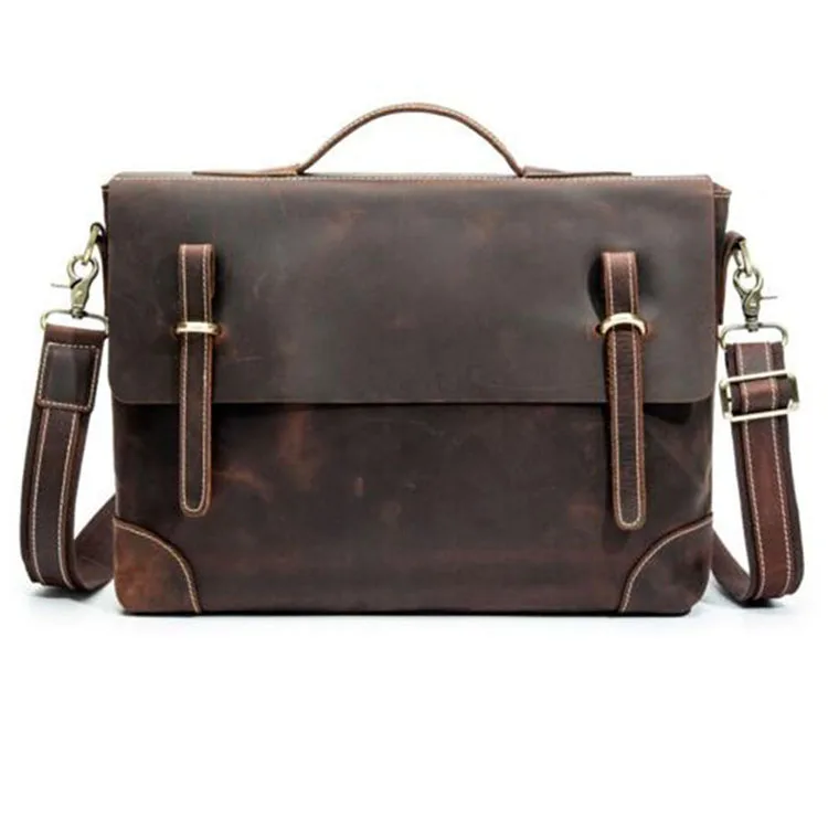 Китайский Производитель Гуанчжоу, Наплечная Сумка для ноутбука из натуральной кожи, кожаный портфель, мужская сумка, многофункциональный портфель