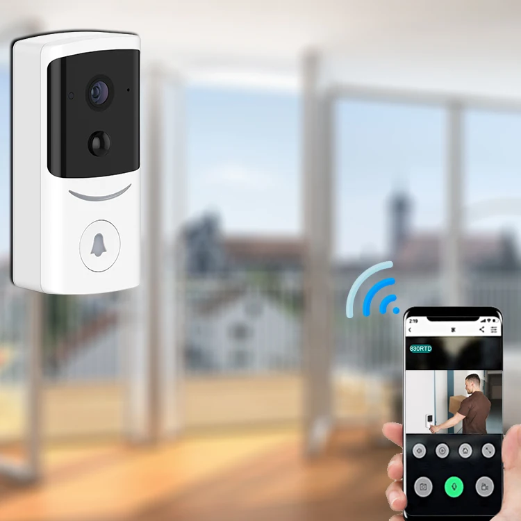 New arrived 1080p hd wireless wifi video doorbell gate camera video door bell camera with monitor