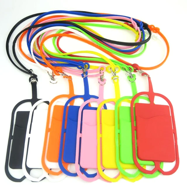 Universal Cell Phone Lanyard with Card Pocket Holder