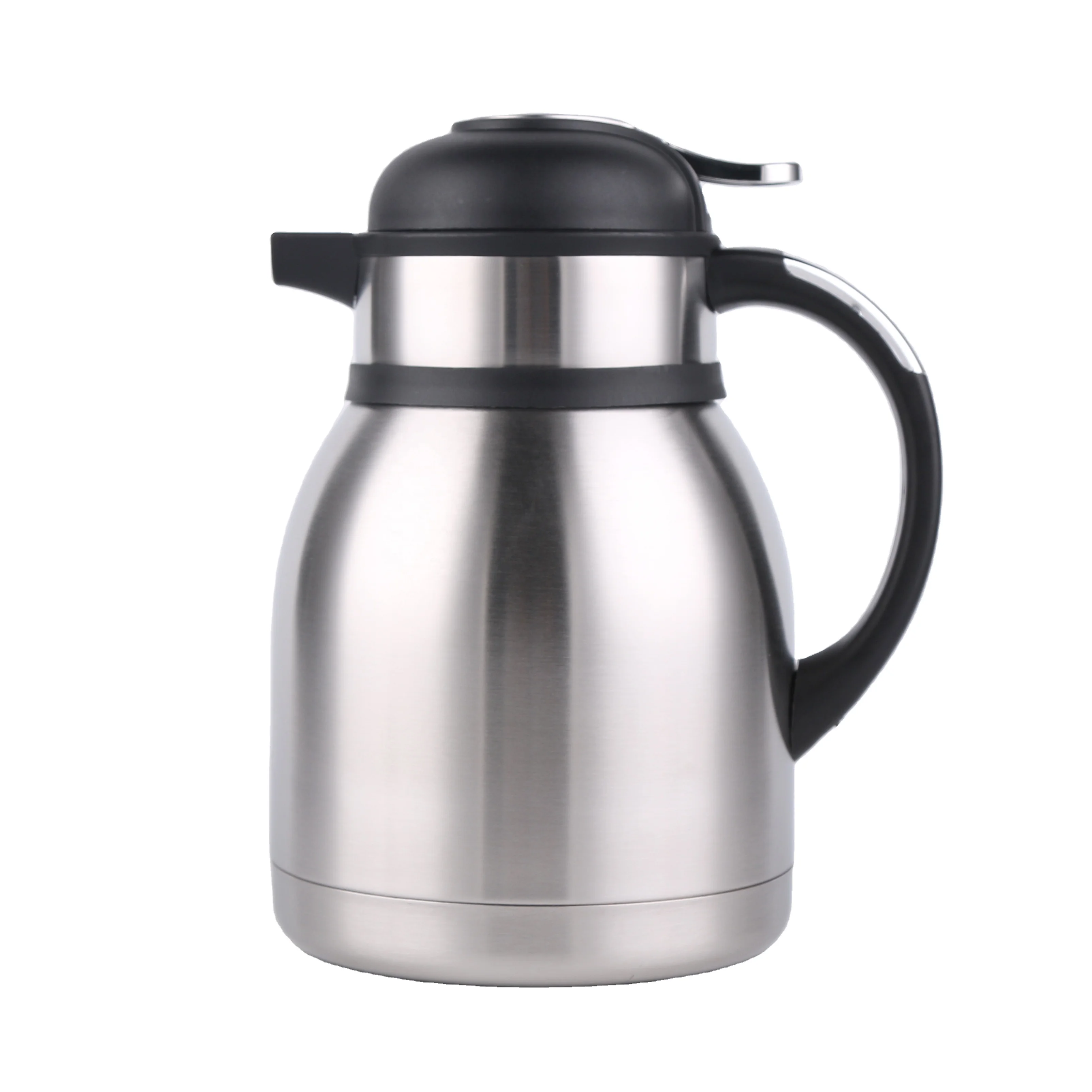 DAYDAYS Double Wall Stainless Steel 1.0L Thermal Coffee Pot Thermos Air Jug Vacuum Flask
