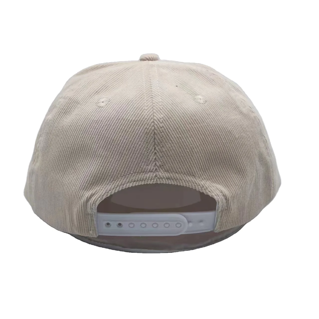 OEM custom logo corduroy hats customize vintage 5 panel unstructured snapback caps for men